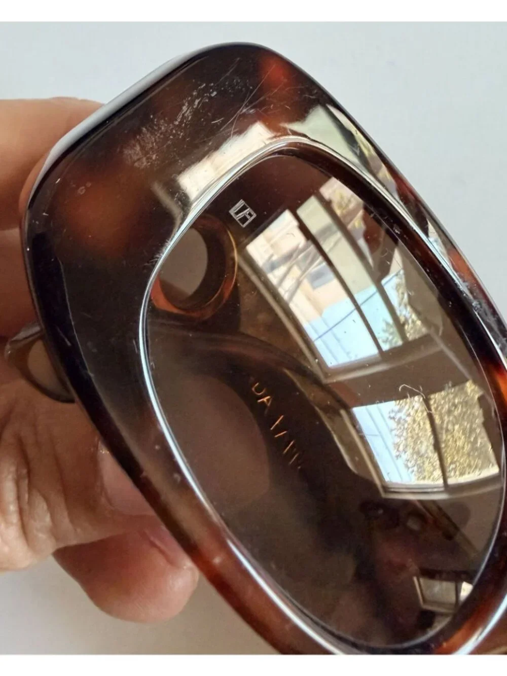 Linda Farrow Lola Sunglasses in Tortoiseshell